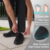 image:imageMens Orthopedic Wide Walking Dress Shoes  Arch Support Plantar Fasciitis Classic Formal Leather Oxford  Comfortable Casual Classic Flat Feet Orthotics Sneakers for Foot and Heel Pain ReliefWk1black