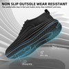 image:imageMens Orthopedic Wide Walking Dress Shoes  Arch Support Plantar Fasciitis Classic Formal Leather Oxford  Comfortable Casual Classic Flat Feet Orthotics Sneakers for Foot and Heel Pain ReliefWk1black