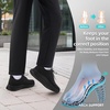 image:imageMens Orthopedic Wide Walking Dress Shoes  Arch Support Plantar Fasciitis Classic Formal Leather Oxford  Comfortable Casual Classic Flat Feet Orthotics Sneakers for Foot and Heel Pain ReliefWk1black