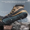 image:imageMens Orthopedic Wide Waterproof Hiking Boots Comfortable Plantar Fasciitis Work Walking Trail Running Trekking Boots Orthotic Non Slip Adventures Ankle Support Mid Shoes for Foot Pain ReliefK2khaki