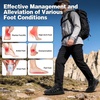 image:imageMens Orthopedic Wide Waterproof Hiking Boots Comfortable Plantar Fasciitis Work Walking Trail Running Trekking Boots Orthotic Non Slip Adventures Ankle Support Mid Shoes for Foot Pain ReliefK1black
