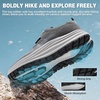 image:imageMens Wide Orthopedic Plantar Fasciitis High Arch Support Shoes  Comfortable Trail Running Shoes for Walking amp Hiking Orthotic Tennis Sneakers Relief Flat Feet Feet PainW2grey