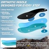 image:imageMens Wide Orthopedic Plantar Fasciitis High Arch Support Shoes  Comfortable Trail Running Shoes for Walking amp Hiking Orthotic Tennis Sneakers Relief Flat Feet Feet PainW1black