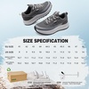 image:imageMens Wide Orthopedic Plantar Fasciitis High Arch Support Shoes  Comfortable Trail Running Shoes for Walking amp Hiking Orthotic Tennis Sneakers Relief Flat Feet Feet PainW2grey
