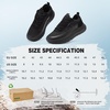 image:imageMens Wide Orthopedic Plantar Fasciitis High Arch Support Shoes  Comfortable Trail Running Shoes for Walking amp Hiking Orthotic Tennis Sneakers Relief Flat Feet Feet PainW1black
