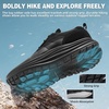 image:imageMens Wide Orthopedic Plantar Fasciitis High Arch Support Shoes  Comfortable Trail Running Shoes for Walking amp Hiking Orthotic Tennis Sneakers Relief Flat Feet Feet PainW1black