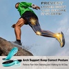 image:imageMens Wide Orthopedic Plantar Fasciitis High Arch Support Shoes  Comfortable Trail Running Shoes for Walking amp Hiking Orthotic Tennis Sneakers Relief Flat Feet Feet PainW2grey