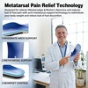 image:imageMetatarsal Arch Support Wide Insoles for Men amp Women Comfortable Orthotic Inserts for Ball of Foot Pain Relief Cushioned Boots Insoles for Flat Feet Plantar Fasciitis Size 10 Men12 WomenW1light Blue