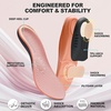 image:imageOrthoComfoot Arch Support Inserts for Women  Comfortable Insoles for Plantar Fasciitis Relief for Flat Feet Heel amp Foot Pain High Arch Orthotic Shoe Soles for Standing AllDay Pink Size 9 WomenW1pink
