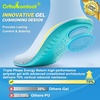 image:imageOrthoComfoot Comfortable Cushion Sneaker Insoles Men Women Plantar Fasciitis Relief Arch Support Running Sports Inserts Orthotics Gel Shock Absorbing for Walking All Day Size 11 Men13 WomenW1black