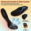 image:imageOrthoComfoot High Arch Support Inserts Women Men 240LBS Heavy Duty Plantar Fasciitis Insoles Metatarsal Pain Work Boot Insoles for Standing All Day Cloud Step Comfort Gel Insole for 10 Women8 MenBlack