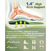 image:imageOrthoComfoot High Arch Support Inserts for Women amp Men  Orthotic Insoles for Plantar Fasciitis Flat Feet Heel Pain Relief Comfortable Arch Shoe Soles for Standing AllDay Size 10 Men12 WomenW1olive