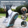 image:imageOrthoComfoot Insoles for Flat Feet MenampWomen  Arch Support Inserts for Plantar Fasciitis Relief 240 lb Heavy Duty Comfortable Orthotic Insole for Standing AllDay Size 9 Men11 WomenW1dark Blue