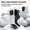 image:imageOrthoComfoot Mens Orthopedic Arch Support Walking Shoes Comfortable Cushioned Plantar Fasciitis Relief Shoes Breathable Orthotic Fashion Sneakers for Foot and Heel PainW1black