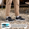 image:imageOrthoComfoot Mens Orthopedic Arch Support Walking Shoes Comfortable Cushioned Plantar Fasciitis Relief Shoes Breathable Orthotic Fashion Sneakers for Foot and Heel PainW1black