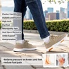 image:imageOrthoComfoot Mens Orthopedic Arch Support Walking Shoes Comfortable Cushioned Plantar Fasciitis Relief Shoes Breathable Orthotic Fashion Sneakers for Foot and Heel PainW2khaki