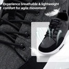 image:imageOrthoComfoot Mens Orthopedic Arch Support Walking Shoes Comfortable Cushioned Plantar Fasciitis Relief Shoes Breathable Orthotic Fashion Sneakers for Foot and Heel PainW1black