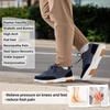 image:imageOrthoComfoot Mens Orthopedic Arch Support Walking Shoes Comfortable Cushioned Plantar Fasciitis Relief Shoes Breathable Orthotic Fashion Sneakers for Foot and Heel PainW3denim