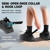 image:imageOrthoComfoot Mens Orthopedic Close Toes Hiking Sandals Plantar Fasciitis Arch Support Adjustable Hook Loop Strap Athletic Sandals Comfortable Casual Camping Water Summer Walking ShoesW1black