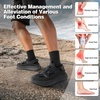 image:imageOrthoComfoot Mens Orthopedic Close Toes Hiking Sandals Plantar Fasciitis Arch Support Adjustable Hook Loop Strap Athletic Sandals Comfortable Casual Camping Water Summer Walking ShoesW1black