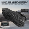 image:imageOrthoComfoot Mens Orthopedic Close Toes Hiking Sandals Plantar Fasciitis Arch Support Adjustable Hook Loop Strap Athletic Sandals Comfortable Casual Camping Water Summer Walking ShoesW1black