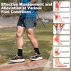 image:imageOrthoComfoot Mens Orthopedic Close Toes Hiking Sandals Plantar Fasciitis Arch Support Adjustable Hook Loop Strap Athletic Sandals Comfortable Casual Camping Water Summer Walking ShoesW3brown