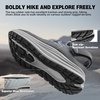 image:imageOrthoComfoot Mens Orthopedic Close Toes Hiking Sandals Plantar Fasciitis Arch Support Adjustable Hook Loop Strap Athletic Sandals Comfortable Casual Camping Water Summer Walking ShoesW2grey