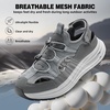 image:imageOrthoComfoot Mens Orthopedic Close Toes Hiking Sandals Plantar Fasciitis Arch Support Adjustable Hook Loop Strap Athletic Sandals Comfortable Casual Camping Water Summer Walking ShoesW2grey