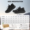 image:imageOrthoComfoot Mens Orthopedic Close Toes Hiking Sandals Plantar Fasciitis Arch Support Adjustable Hook Loop Strap Athletic Sandals Comfortable Casual Camping Water Summer Walking ShoesW1black