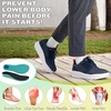 image:imageOrthoComfoot Mens Orthopedic Comfortable Diabetic Wide Shoes Wide Toe Box Arch Support Plantar Fasciitis Sports SneakersFashion Casual Hammer Toes Shoes for Foot and Heel Pain ReliefK2dark Blue