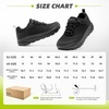 image:imageOrthoComfoot Mens Orthopedic Comfortable Diabetic Wide Shoes Wide Toe Box Arch Support Plantar Fasciitis Sports SneakersFashion Casual Hammer Toes Shoes for Foot and Heel Pain ReliefK1black