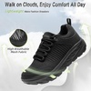 image:imageOrthoComfoot Mens Orthopedic Comfortable Diabetic Wide Shoes Wide Toe Box Arch Support Plantar Fasciitis Sports SneakersFashion Casual Hammer Toes Shoes for Foot and Heel Pain ReliefK1black