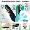 image:imageOrthoComfoot Mens Orthopedic Comfortable Diabetic Wide Shoes Wide Toe Box Arch Support Plantar Fasciitis Sports SneakersFashion Casual Hammer Toes Shoes for Foot and Heel Pain ReliefK2dark Blue