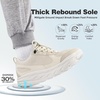 image:imageOrthoComfoot Mens Orthopedic Diabetic Comfortable Wide Walking Shoes  Plantar Fasciitis Fashion Sneakers with Arch Support for Swollen Casual Hammer Toes Shoes for Foot Pain ReliefK2beige