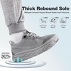 image:imageOrthoComfoot Mens Orthopedic Diabetic Comfortable Wide Walking Shoes  Plantar Fasciitis Fashion Sneakers with Arch Support for Swollen Casual Hammer Toes Shoes for Foot Pain ReliefK3grey