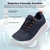 image:imageOrthoComfoot Mens Orthopedic Diabetic Comfortable Wide Walking Shoes  Plantar Fasciitis Fashion Sneakers with Arch Support for Swollen Casual Hammer Toes Shoes for Foot Pain ReliefK4indigo