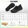 image:imageOrthoComfoot Mens Orthopedic Diabetic Extra Wide Walking Shoes Adjustable Arch Support Plantar Fasciitis SlipOn for Swollen Feet Comfortable Orthotic Easy Top Loafers for Foot and Heel PainK1black