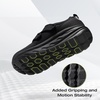 image:imageOrthoComfoot Mens Orthopedic Diabetic Extra Wide Walking Shoes Adjustable Arch Support Plantar Fasciitis SlipOn for Swollen Feet Comfortable Orthotic Easy Top Loafers for Foot and Heel PainK1black