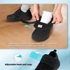 image:imageOrthoComfoot Mens Orthopedic Diabetic Extra Wide Walking Shoes Adjustable Arch Support Slip Ons Loafers for Swollen Feet Orthotic Plantar Fasciitis House Shoes for Foot amp Heel Pain ReliefK1black1