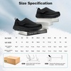 image:imageOrthoComfoot Mens Orthopedic Diabetic Extra Wide Walking Shoes Adjustable Arch Support Slip Ons Loafers for Swollen Feet Orthotic Plantar Fasciitis House Shoes for Foot amp Heel Pain ReliefK1black