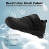 image:imageOrthoComfoot Mens Orthopedic Diabetic Extra Wide Walking Shoes Adjustable Arch Support Slip Ons Loafers for Swollen Feet Orthotic Plantar Fasciitis House Shoes for Foot amp Heel Pain ReliefK1black1