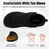 image:imageOrthoComfoot Mens Orthopedic Diabetic Extra Wide Walking Shoes Comfortable Adjustable Easy Top Arch Support Slip On for Swollen Feet Casual Orthotic Plantar Fasciitis Shoes for Foot and Heel PainK1black