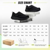 image:imageOrthoComfoot Mens Orthopedic Diabetic Extra Wide Walking Shoes Comfortable Adjustable Easy Top Arch Support Slip On for Swollen Feet Casual Orthotic Plantar Fasciitis Shoes for Foot and Heel PainK1black