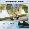 image:imageOrthoComfoot Mens Orthopedic Diabetic Walking Shoes Wide Toe Box Comfortable Arch Support for Plantar Fasciitis Adjustable Casual Hammer Toes Loafers for Swollen Feet amp Foot Heel Pain ReliefK1black