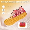 image:imageOrthoComfoot Mens Orthopedic Diabetic Wide Running Shoes Comfortable Arch Support Sneakers for Plantar Fasciitis Foot amp Heel Pain Relief  Casual Work Walking ShoesK4orange
