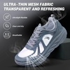 image:imageOrthoComfoot Mens Orthopedic Diabetic Wide Running Shoes Comfortable Arch Support Sneakers for Plantar Fasciitis Foot amp Heel Pain Relief  Casual Work Walking ShoesK2gray