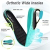 image:imageOrthoComfoot Mens Orthopedic Diabetic Wide Running Shoes Comfortable Arch Support Sneakers for Plantar Fasciitis Foot amp Heel Pain Relief  Casual Work Walking ShoesK1black