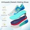 image:imageOrthoComfoot Mens Orthopedic Diabetic Wide Running Shoes Comfortable Arch Support Sneakers for Plantar Fasciitis Foot amp Heel Pain Relief  Casual Work Walking ShoesK3azure Blue