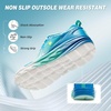 image:imageOrthoComfoot Mens Orthopedic Diabetic Wide Running Shoes Comfortable Arch Support Sneakers for Plantar Fasciitis Foot amp Heel Pain Relief  Casual Work Walking ShoesK3azure Blue