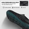 image:imageOrthoComfoot Mens Orthopedic Diabetic Wide Slippers Comfortable Plantar Fasciitis Arch Support Leather Oxfords Flat Feet Neuropathy Casual House Slip On Loafers for Foot amp Heel Pain ReliefKblack1